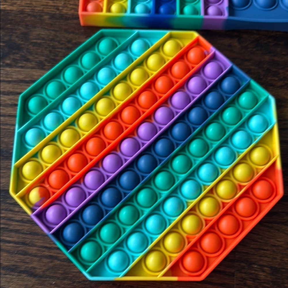 Rainbow Pop It Fidget Toy Set - Picture 5 of 8